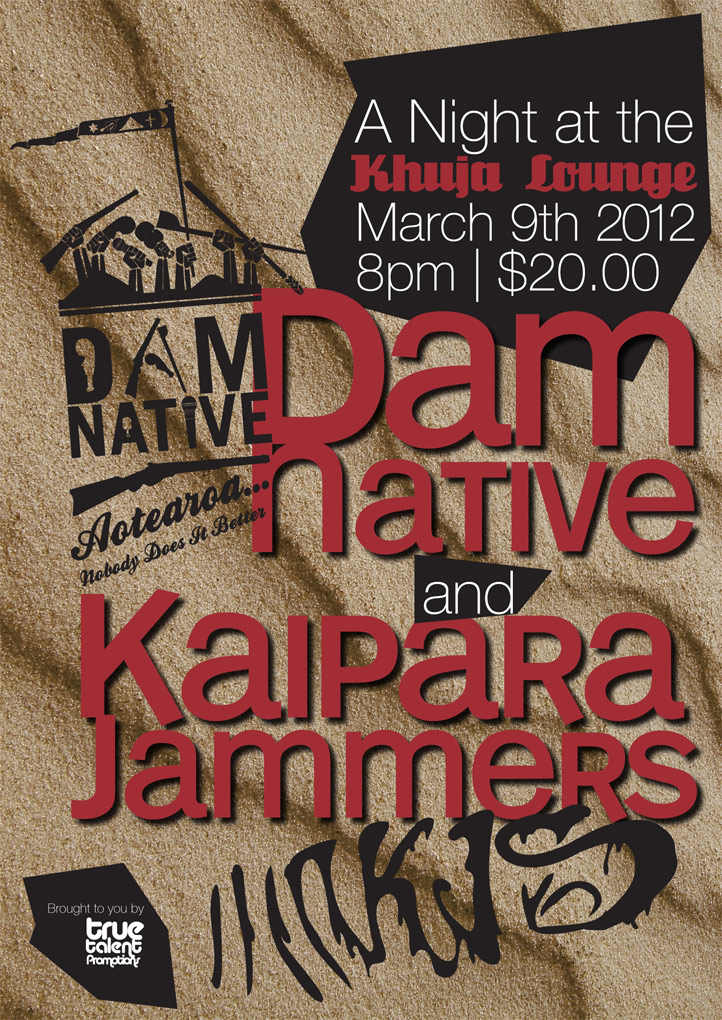 Dam Native, Kaipara Jammers @ Khuja